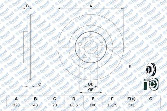 BOSCH 0986479E87 Fren Diski Arka S60 Iii [224]-S90 Ii [234]-V60 Ii -V90 Ii [235-236]-Xc40 [536]-Xc60 Ii Xc90 14>